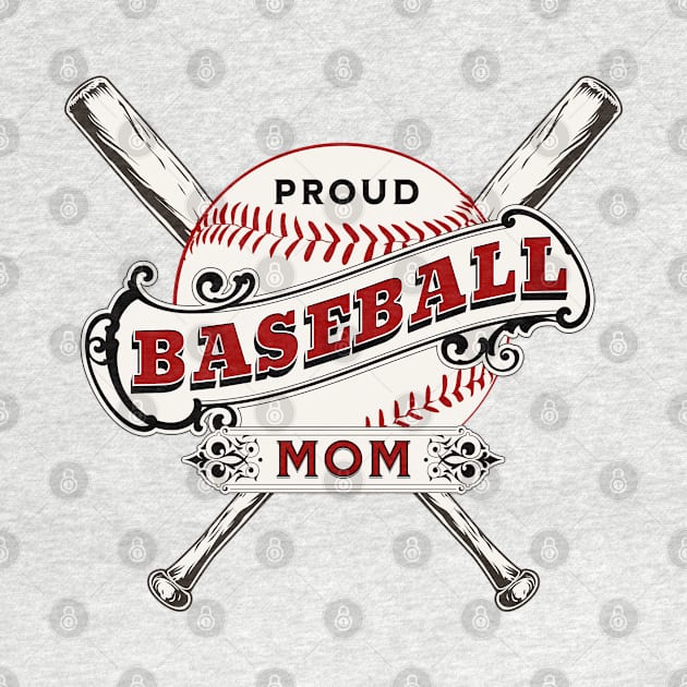 Proud baseball mom by Polynesian Vibes